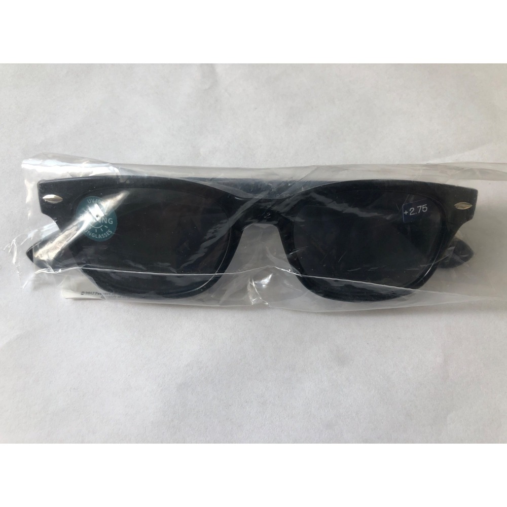 New Peepers Black Unisex Sun Reading Glasses +2.75